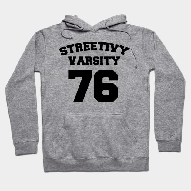 Streetivy Varsity (Black) Hoodie by Ajiw